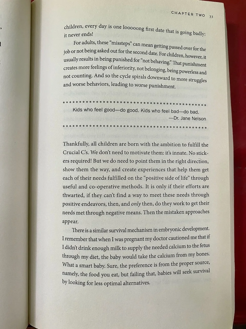 A page from Honey, I Wrecked the Kids by Alyson Schafer