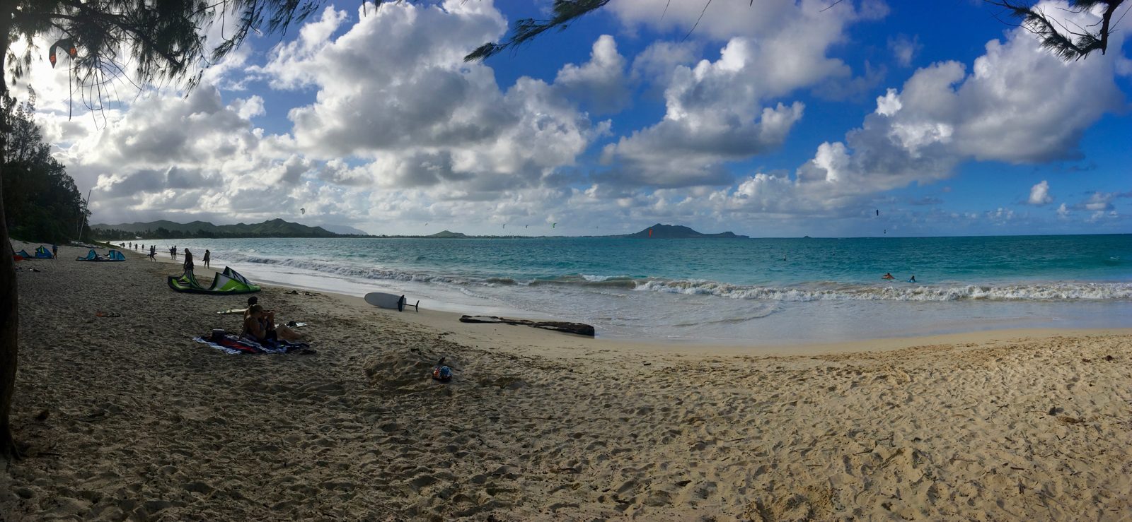 Kiteboards in Kailua, Oahu