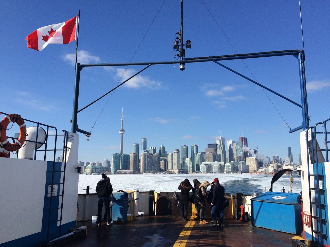 1. Catching the Wards Island Ferry on a crisp winter day