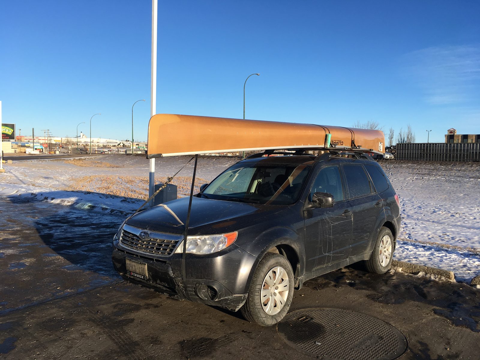 The sun comes in Saskatchewan