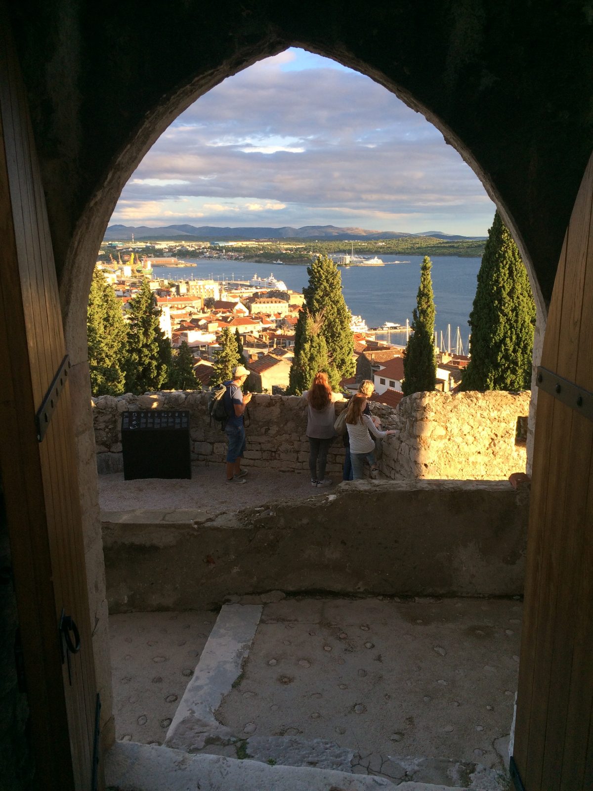 A view from the castle in Sibenik