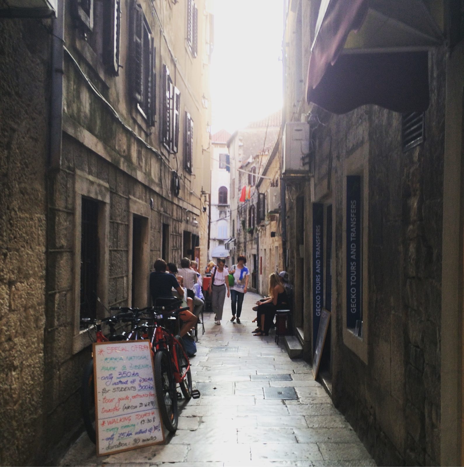 Exploring the streets of Split