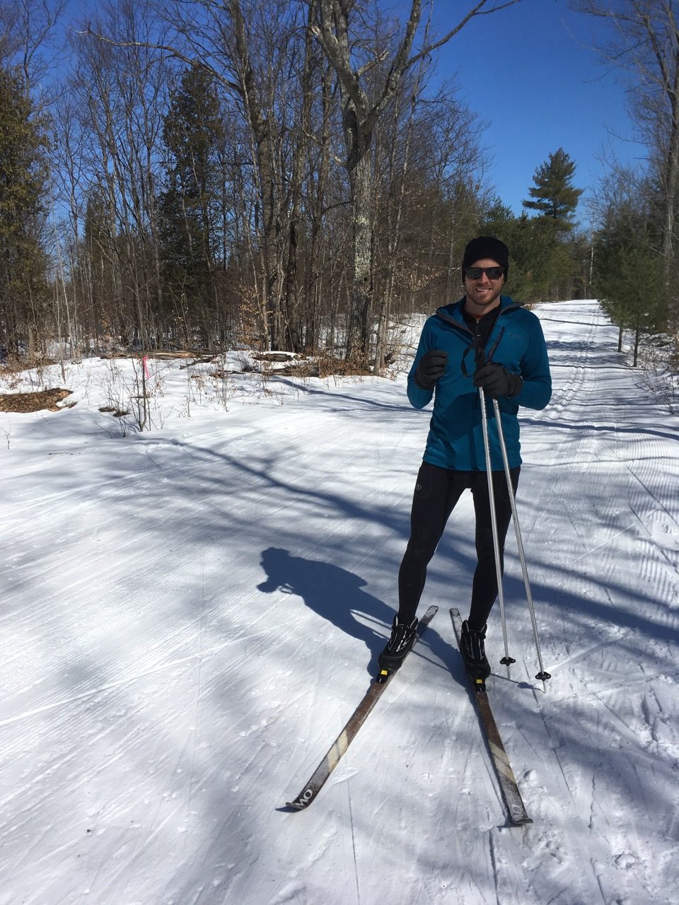 Skiing trails a couple hours drive from the city