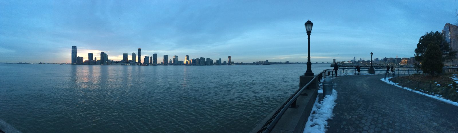 Running along Lower Manhattan I was enjoying this view in shorts